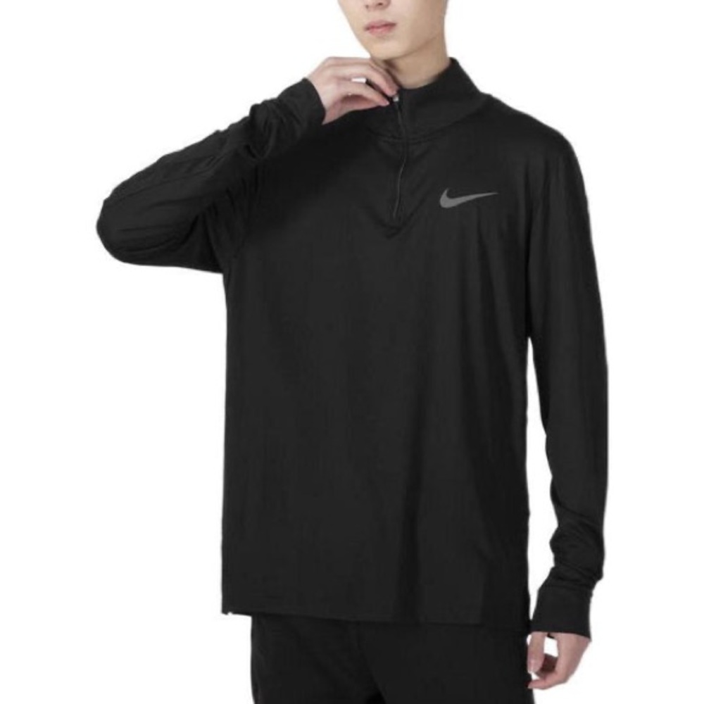 Nike Dri Fit Half Zip T Shirt